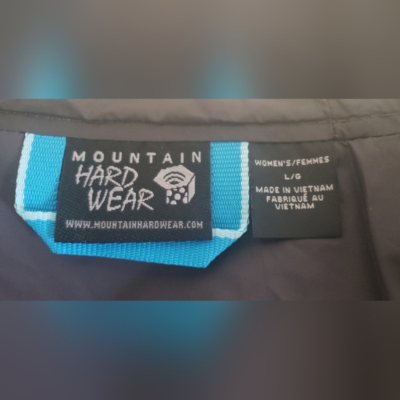 MOUNTAIN HARD WEAR Rain jacket Size L Blue - like new - Picture 8 of 9